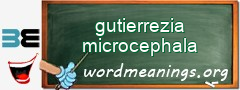 WordMeaning blackboard for gutierrezia microcephala
